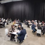 Participants networking during the BIOKET conference.